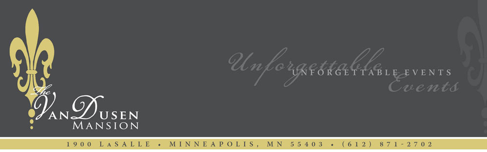 The Van Dusen Mansion ... unforgettable events